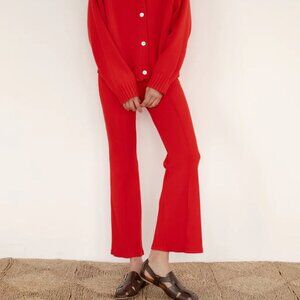 Donni the rib kick flare pant